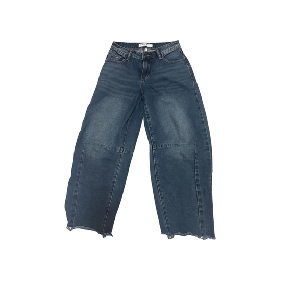 ASHLEY MASON Denim - Women's Ashley Mason Premium Blue Wide Leg Jeans Size 24